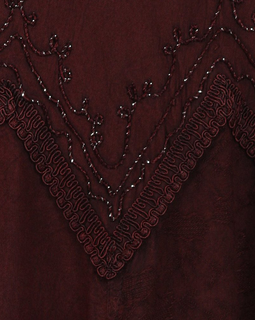 Sakkas Stonewashed Rayon Embroidered Adjustable Spaghetti Straps Long Dress
